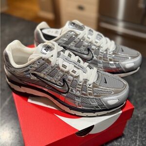 Nike P-6000 Metallic Silver Sneaker